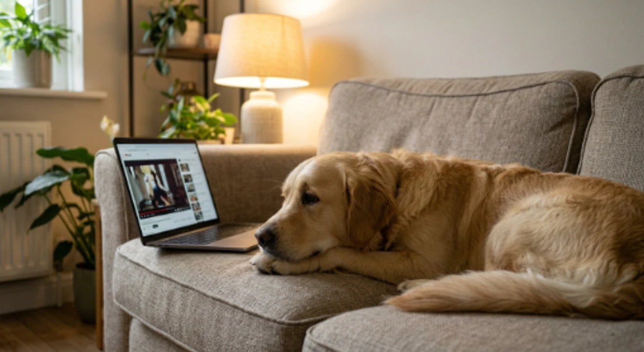 Online-Hundekurs zuhause mit Golden Retriever Balu – über uns und unsere Kurs-Tipps